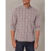 imageLacoste Mens Long Sleeve Slim Fit Poplin Stretch Plaid Button Down ShirtPepperZin
