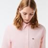 imageLacoste Mens Regular Fit Cotton Oxford ShirtBlancNidus