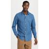 imageLacoste Mens Regular Fit Organic Cotton Denim ShirtDeep Medium