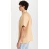 imageLacoste Mens Short Sleeve Regular Fit Linen Button Down Shirt with Front PocketCroissant