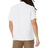 imageLacoste Mens Short Sleeve Regular Fit Linen Button Down Shirt with Front PocketWhite