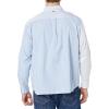 imageLacoste Mens Unisex Large Crocodile Striped Cotton ShirtBlancPanorama