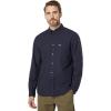 imageLacoste Mens Buttoned Collar Oxford Cotton ShirtNavy BlueNavy Blue