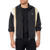 imageLacoste Mens Classic Fit Reversible Bomber JacketBlackCroissantflour