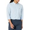 imageLacoste Mens Long Sleeve Regular Fit Gingham Button Down ShirtBlancPanorama