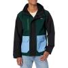 imageLacoste Mens Ls Colorblock Full Zip Twill BlousonSinopleNoirargentinevert