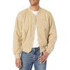 imageLacoste Mens Ls Solid Full Zip BomberViennois