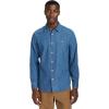 imageLacoste Mens Regular Fit Organic Cotton Denim ShirtDeep Medium