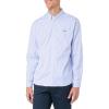 imageLacoste Mens Regular Fit Striped Cotton ShirtWhiteOverview