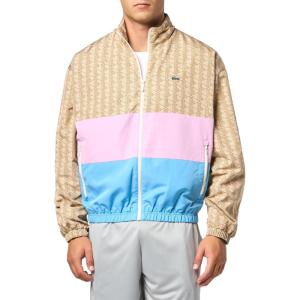 imageLacoste Mens Color Blocked Mongram Full Zip Up JacketCroissantGelatobonnie