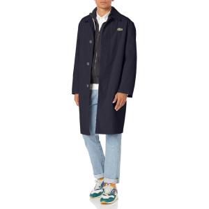 imageLacoste Mens Front Pocket Trench CoatAbysm