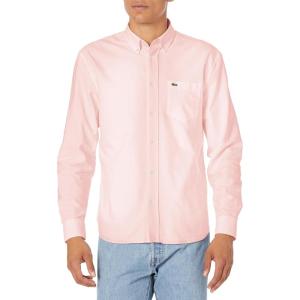 imageLacoste Mens Regular Fit Cotton Oxford ShirtBlancNidus