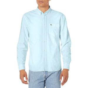 imageLacoste Mens Regular Fit Cotton Oxford ShirtBlancPanorama