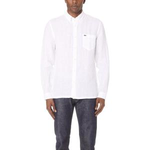 imageLacoste Mens Regular Fit Cotton Oxford ShirtWhite