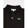 imageLacoste Boys Regular Fit Petit Piqu ull Sleeve PoloBlack