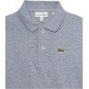 imageLacoste Boys Short Sleeve Classic Pique Polo ShirtBleu Indigo Clair