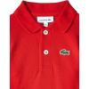 imageLacoste Boys Short Sleeve Classic Pique Polo ShirtRed