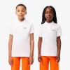 imageLacoste Boys Short Sleeve Classic Pique Polo ShirtWhite