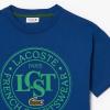 imageLacoste Little Kid Contrast Badge TShirtGlobe