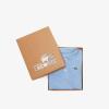 imageLacoste Unisex Baby Organic Cotton Piqu Bodysuit in Recycled Cardboard Box SetBlue
