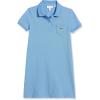 imageLacoste Girls Cotton Polo DressTurquin Blue
