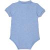 imageLacoste Unisex Baby Organic Cotton Piqu Bodysuit in Recycled Cardboard Box SetBlue