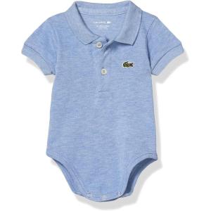 imageLacoste Baby Girls Short Sleeve Pique Layette Gift SetCloud Blue