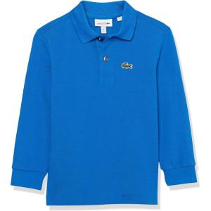 imageLacoste Boys Regular Fit Petit Piqu ull Sleeve PoloMarina