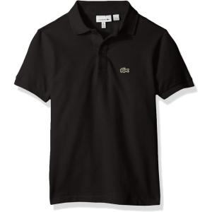 imageLacoste Boys Short Sleeve Classic Pique Polo ShirtBlack