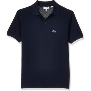 imageLacoste Boys Short Sleeve Classic Pique Polo ShirtNavy Blue