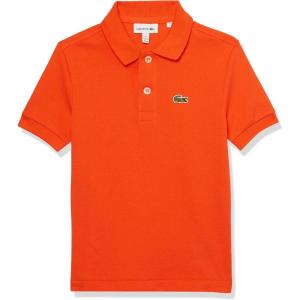 imageLacoste Boys Short Sleeve Classic Pique Polo ShirtSunrise