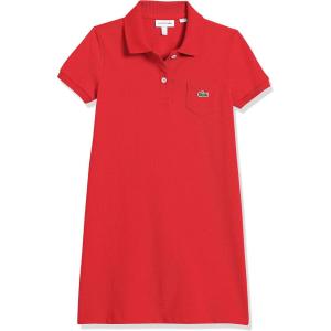 imageLacoste Girls Cotton Polo DressRouge