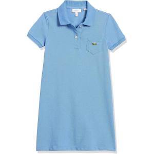 imageLacoste Girls Cotton Polo DressTurquin Blue