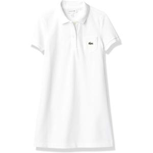 imageLacoste Girls Cotton Polo DressWhite
