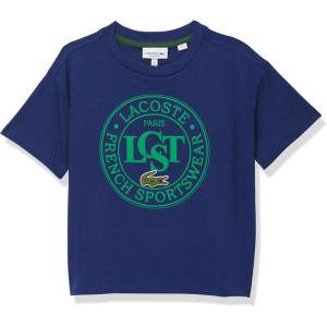 imageLacoste Little Kid Contrast Badge TShirtGlobe