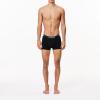 imageLacoste Mens Cotton Stretch Essentials Trunks 3PackBlack With Black Waistbands