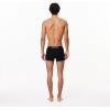 imageLacoste Mens Cotton Stretch Essentials Trunks 3PackBlack With Black Waistbands New
