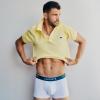 imageLacoste Mens Cotton Stretch Essentials Trunks 3PackBlackWhiteGrey