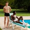 imageLacoste Mens Cotton Stretch Essentials Trunks 3PackBlackWhiteGrey With Multicolor Waistband