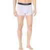 imageLacoste Mens Cotton Stretch Essentials Trunks 3PackLavenderNavy BlueDove Grey