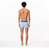 imageLacoste Mens Cotton Stretch Essentials Trunks 3PackLight BlueBright BlueGrey