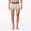 imageLacoste Mens Cotton Stretch Essentials Trunks 3PackLight BlueBright BlueGrey