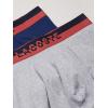 imageLacoste Mens Cotton Stretch Essentials Trunks 3PackNavy BlueDeep OceanDove Grey