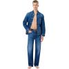 imageLacoste Mens Cotton Stretch Essentials Trunks 3PackNavy BlueGreenRed