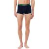 imageLacoste Mens Cotton Stretch Essentials Trunks 3PackNavy BlueGreenRed