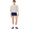 imageLacoste Mens Cotton Stretch Essentials Trunks 3PackNavy BlueRedBlue