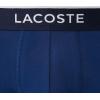 imageLacoste Mens Cotton Stretch Essentials Trunks 3PackNavy BlueRedBlue