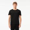 imageLacoste Mens 100 Cotton Regular Fit Crew Neck TShirt 3PackBlack