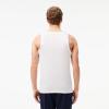imageLacoste Mens 100 Cotton Regular Fit Crew Neck Tank Top 3PackWhite