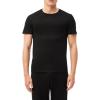 imageLacoste Mens 100 Cotton Slim Fit Crew Neck TShirt 3PackBlack